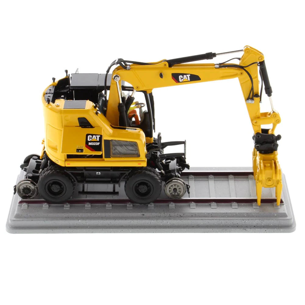 Escavadeira Rodoviária Ferroviária Cat® M323F, em escala 1:50