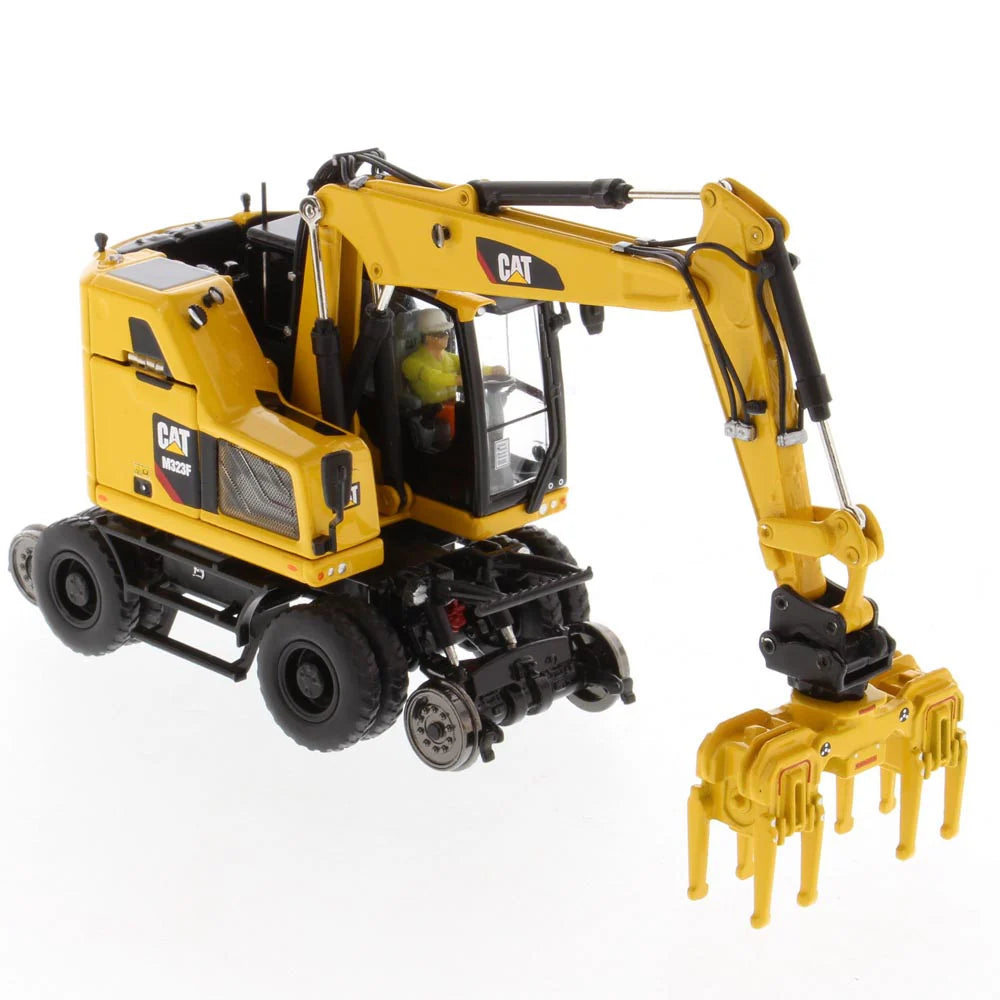 Escavadeira Rodoviária Ferroviária Cat® M323F, em escala 1:50