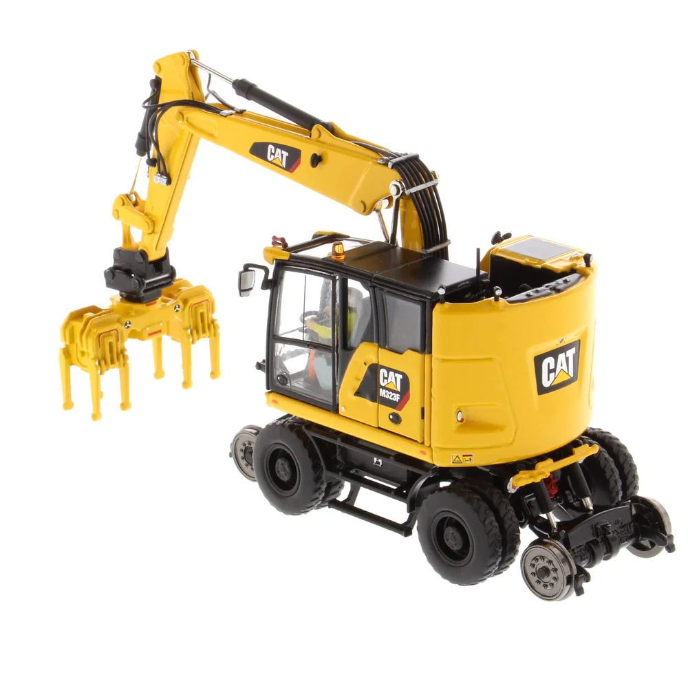 Escavadeira Rodoviária Ferroviária Cat® M323F, em escala 1:50