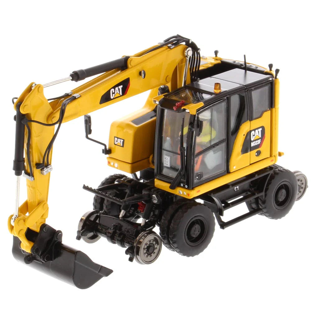 Escavadeira Rodoviária Ferroviária Cat® M323F, em escala 1:50