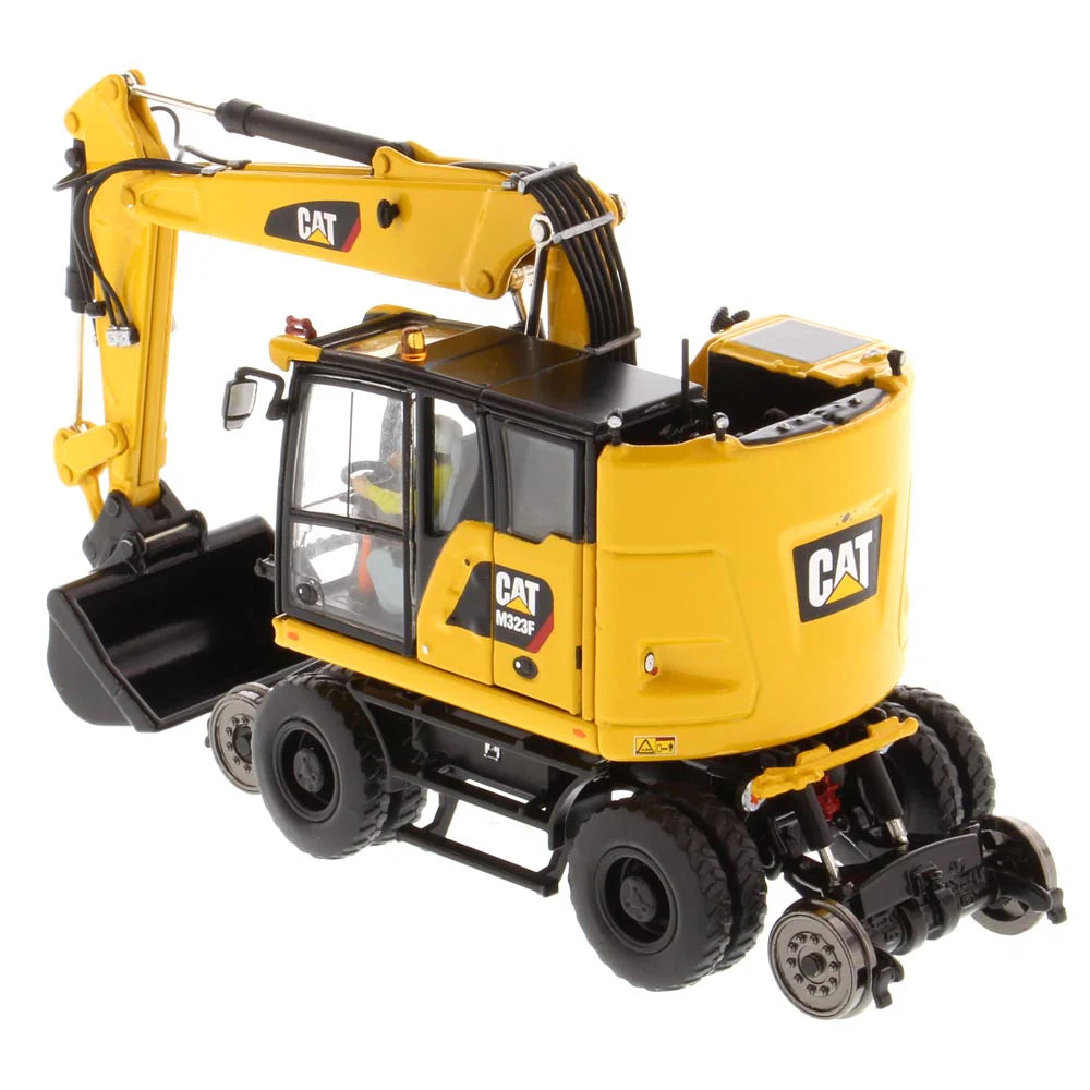 Escavadeira Rodoviária Ferroviária Cat® M323F, em escala 1:50