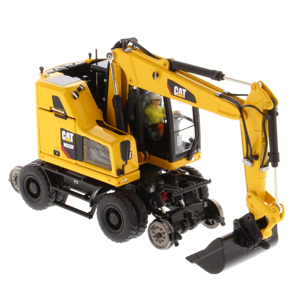 Escavadeira Rodoviária Ferroviária Cat® M323F, em escala 1:50