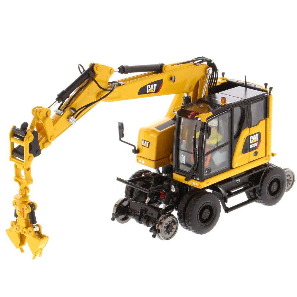 Escavadeira Rodoviária Ferroviária Cat® M323F, em escala 1:50