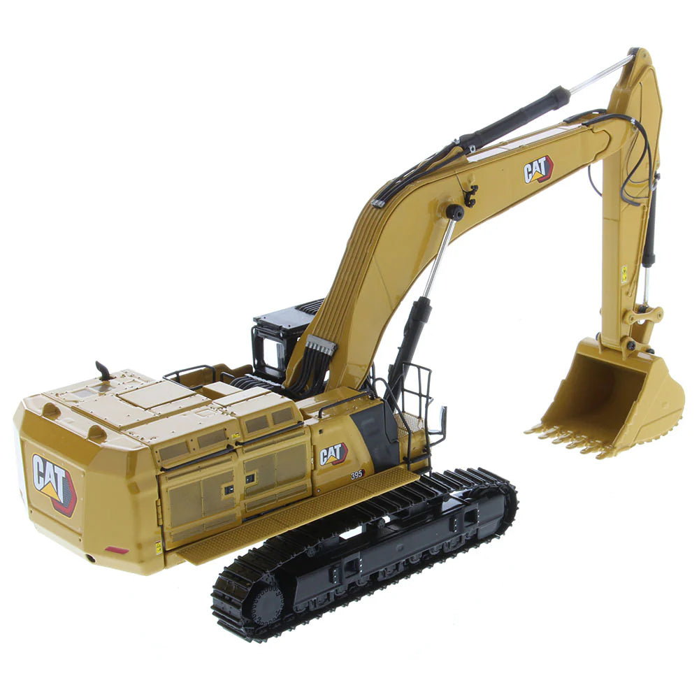 Escavadeira Hidráulica Grande Cat® 395, (versão GP), com 2 ferramentas de trabalho adicionais: Martelo e Tesoura, em escala 1:50
