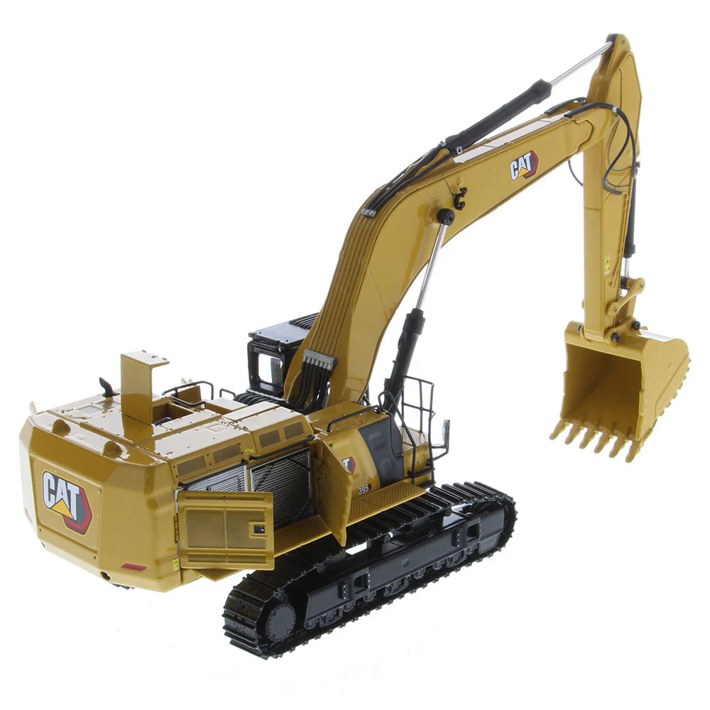 Escavadeira Hidráulica Grande Cat® 395, (versão GP), com 2 ferramentas de trabalho adicionais: Martelo e Tesoura, em escala 1:50