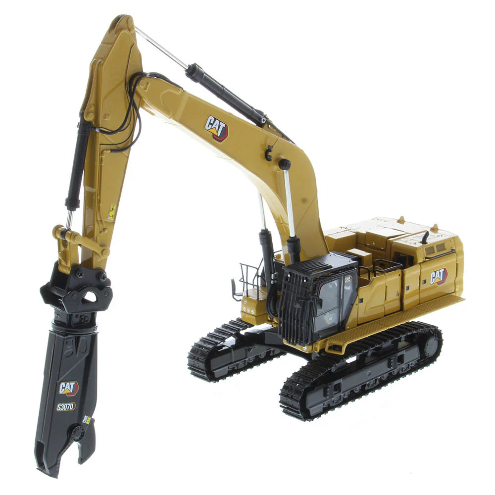 Escavadeira Hidráulica Grande Cat® 395, (versão GP), com 2 ferramentas de trabalho adicionais: Martelo e Tesoura, em escala 1:50