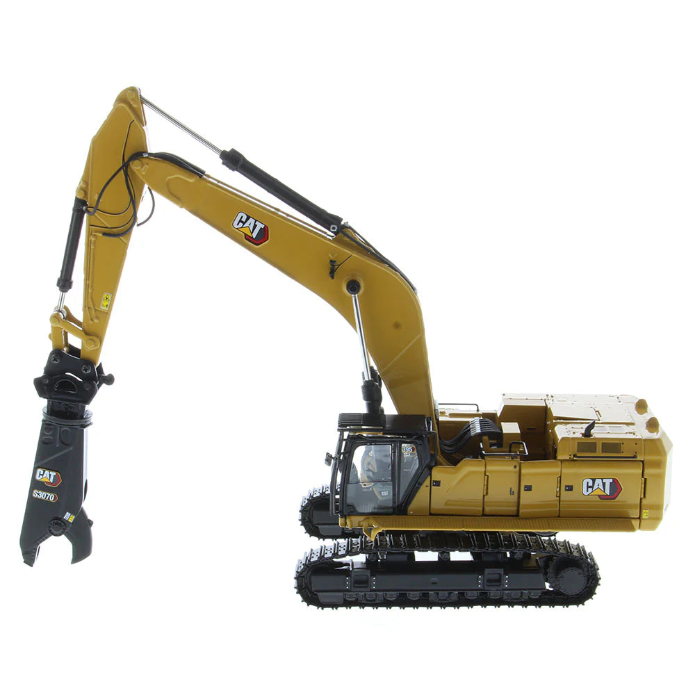 Escavadeira Hidráulica Grande Cat® 395, (versão GP), com 2 ferramentas de trabalho adicionais: Martelo e Tesoura, em escala 1:50