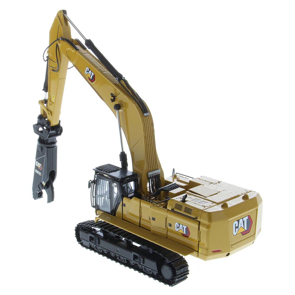 Escavadeira Hidráulica Grande Cat® 395, (versão GP), com 2 ferramentas de trabalho adicionais: Martelo e Tesoura, em escala 1:50