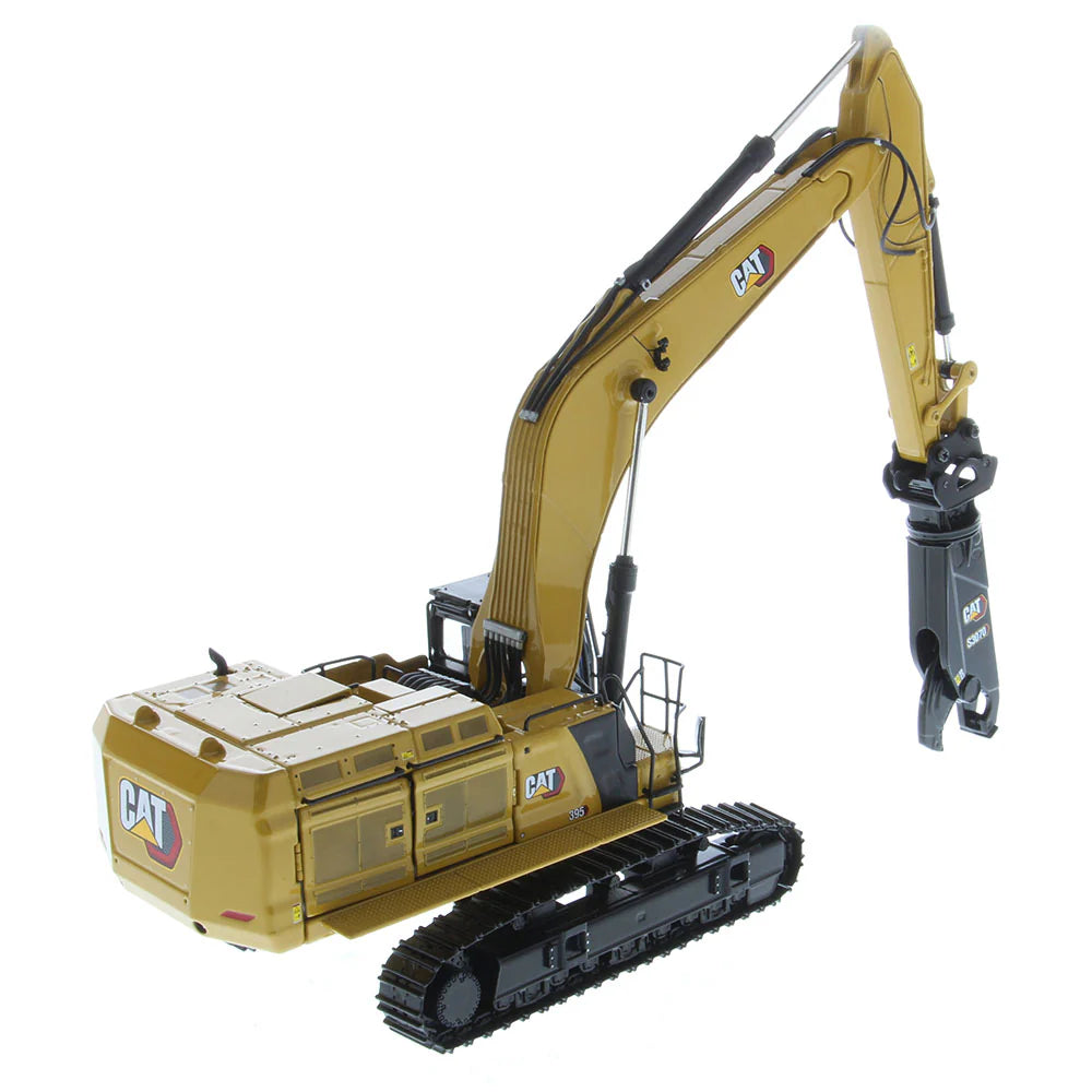 Escavadeira Hidráulica Grande Cat® 395, (versão GP), com 2 ferramentas de trabalho adicionais: Martelo e Tesoura, em escala 1:50