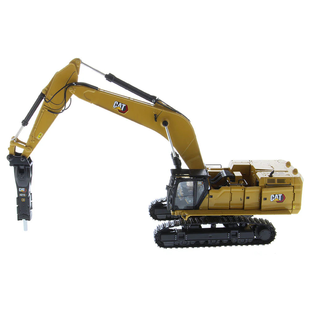 Escavadeira Hidráulica Grande Cat® 395, (versão GP), com 2 ferramentas de trabalho adicionais: Martelo e Tesoura, em escala 1:50