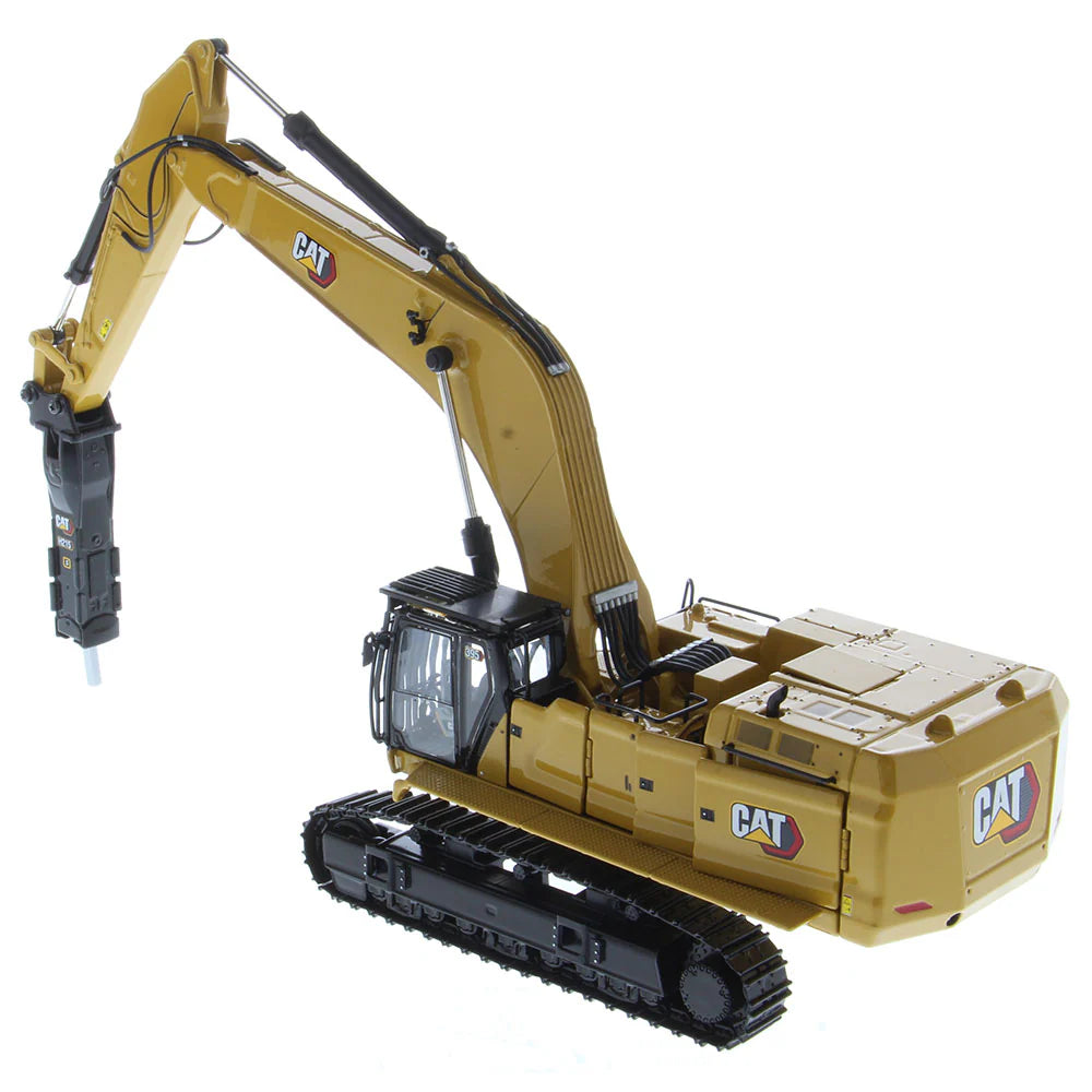 Escavadeira Hidráulica Grande Cat® 395, (versão GP), com 2 ferramentas de trabalho adicionais: Martelo e Tesoura, em escala 1:50