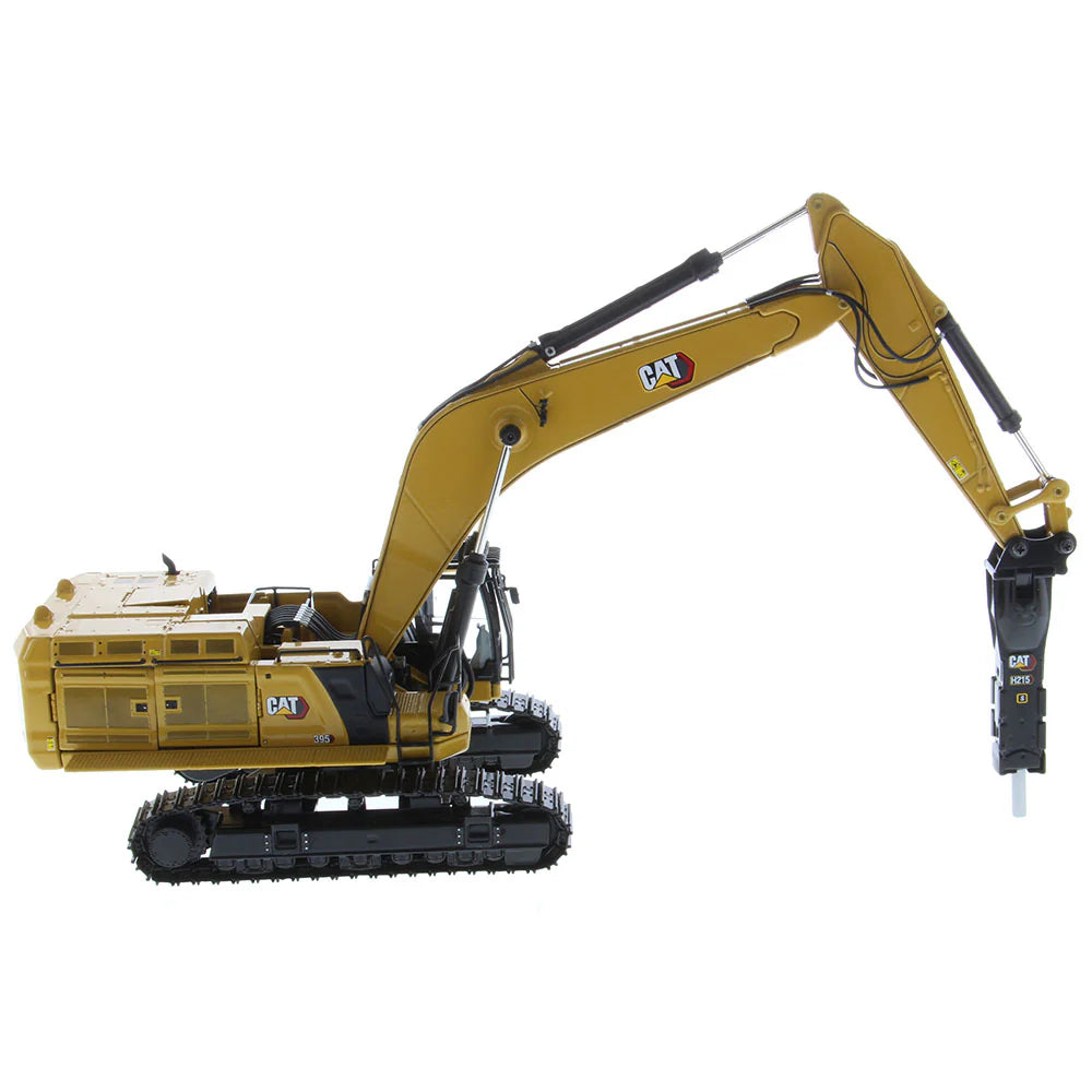 Escavadeira Hidráulica Grande Cat® 395, (versão GP), com 2 ferramentas de trabalho adicionais: Martelo e Tesoura, em escala 1:50