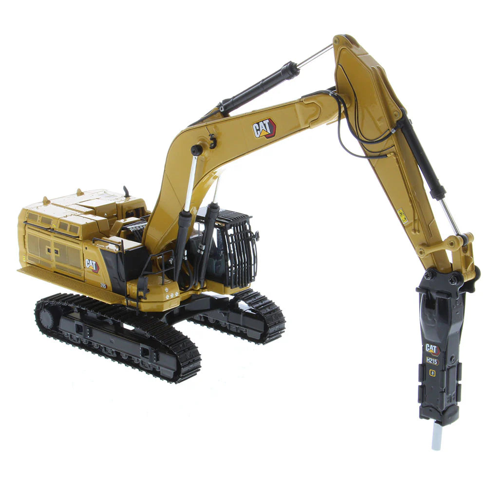 Escavadeira Hidráulica Grande Cat® 395, (versão GP), com 2 ferramentas de trabalho adicionais: Martelo e Tesoura, em escala 1:50