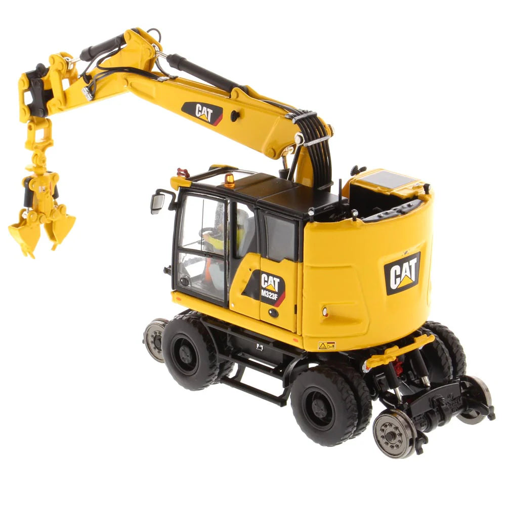 Escavadeira Rodoviária Ferroviária Cat® M323F, em escala 1:50