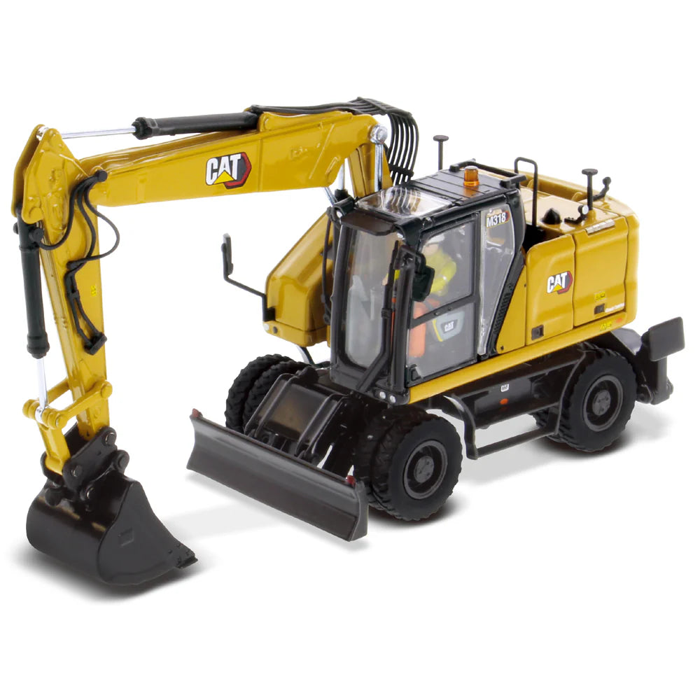 Escavadeira sobre Rodas Cat M318, em escala 1:50