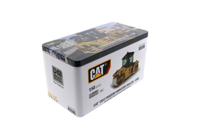 Rolo vibratório com Cabine Cat® CB 13 em escala 1:50